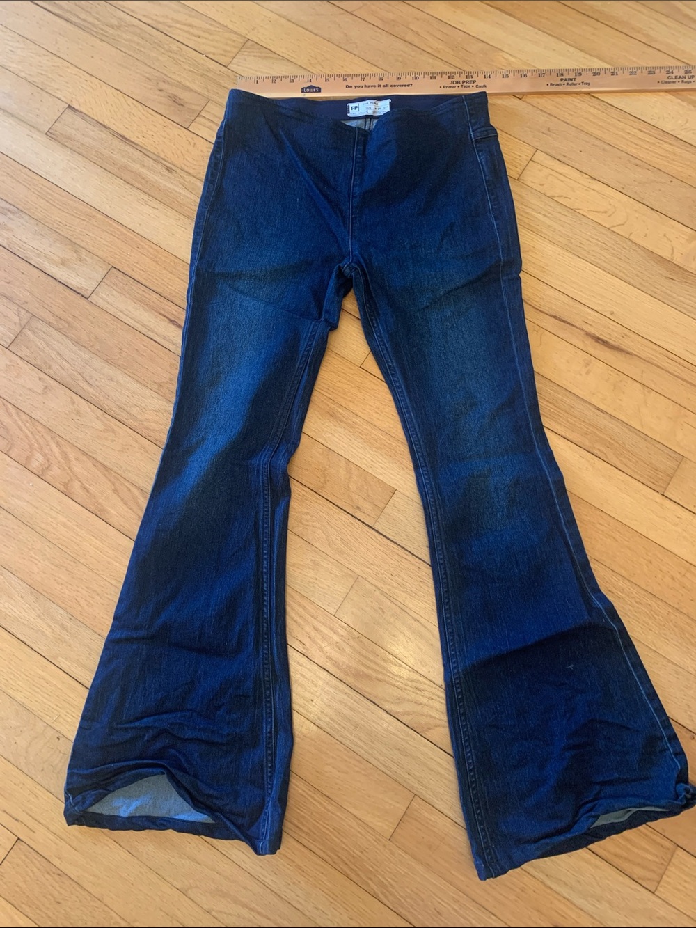 Free People Indigo Flare Jeans 28 short